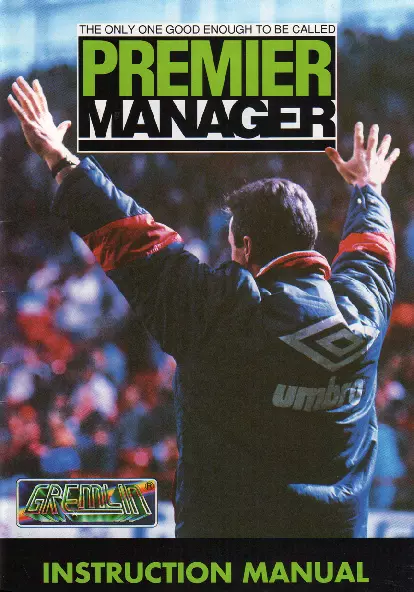 manual for Premier Manager