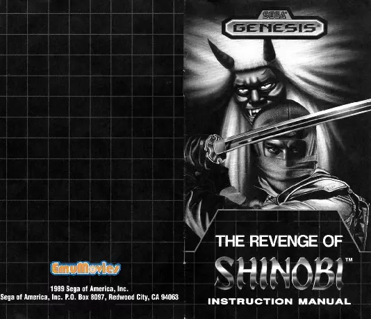 manual for Revenge of Shinobi, The