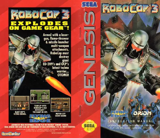 manual for Robocop 3