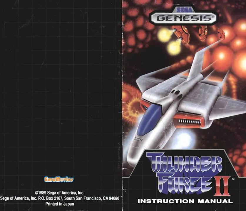 manual for Thunder Force II