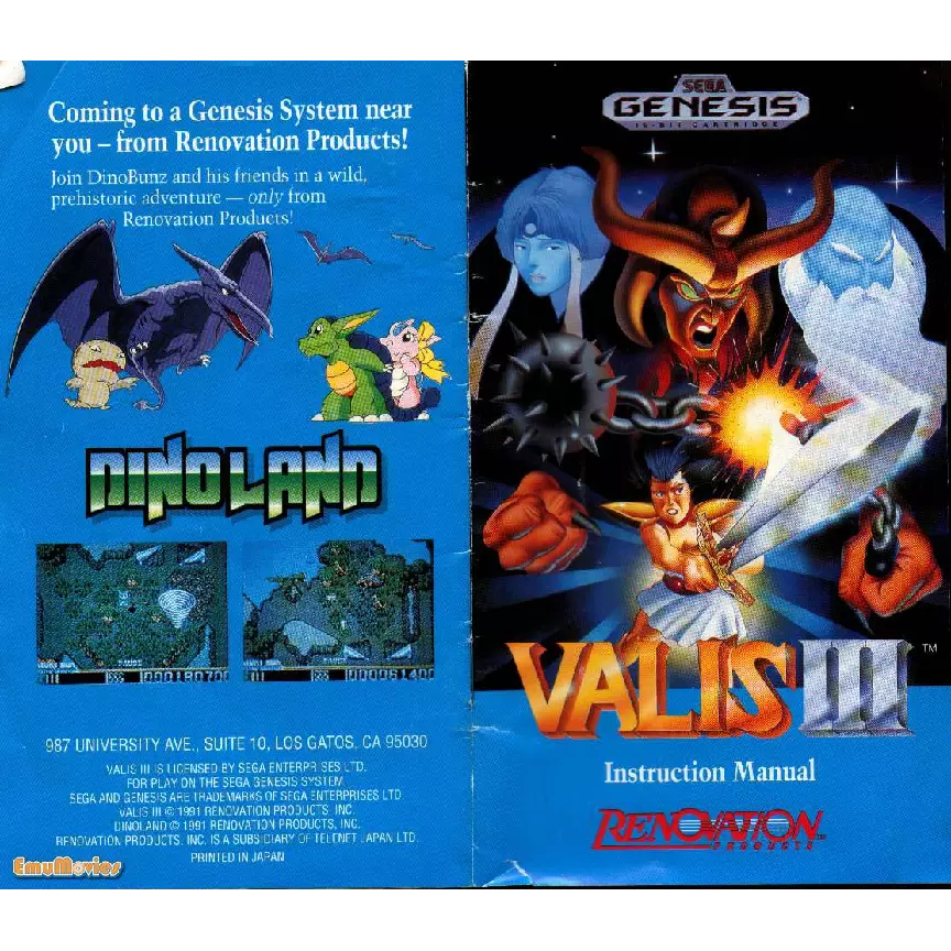 manual for Valis III