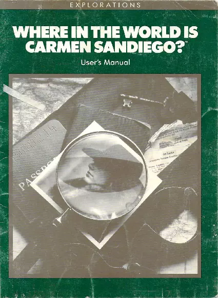 manual for Where in the World is Carmen Sandiego