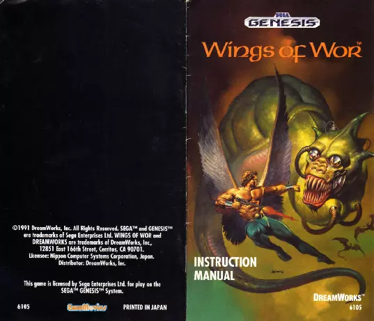manual for Wings of Wor