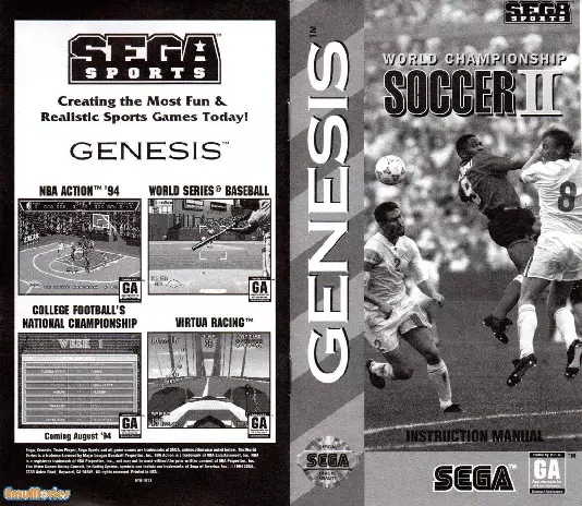 manual for World Championship Soccer II