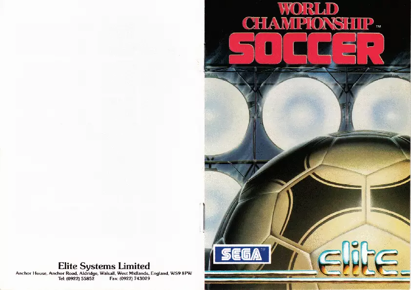 manual for World Championship Soccer