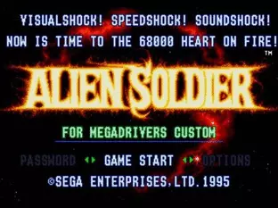 Image n° 3 - screenshots  : Alien Soldier