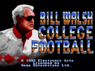 Image n° 3 - screenshots  : Bill Walsh College Football