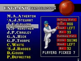 Image n° 4 - screenshots  : Brian Lara Cricket