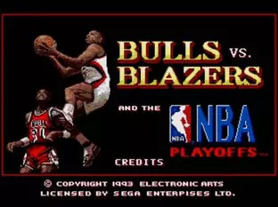 Image n° 9 - screenshots  : Bulls versus Blazers and the NBA Playoffs