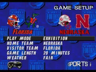Image n° 2 - screenshots  : College Football USA 97
