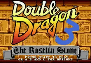 Image n° 1 - screenshots  : Double Dragon 3 - The Arcade Game