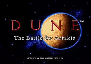 Image n° 9 - screenshots  : Dune - The Battle for Arrakis