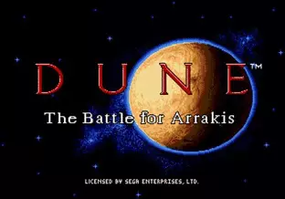 Image n° 9 - screenshots : Dune - The Battle for Arrakis Image n° 9 - screenshots : Dune - The Battle for Arrakis