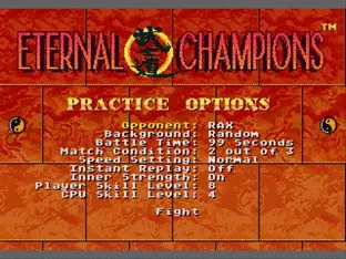 Image n° 9 - screenshots  : Eternal Champions