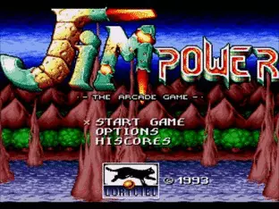Image n° 1 - screenshots  : Jim Power - The Arcade Game