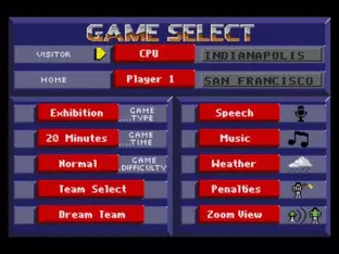 Image n° 2 - screenshots  : Joe Montana Sports Talk Football 2