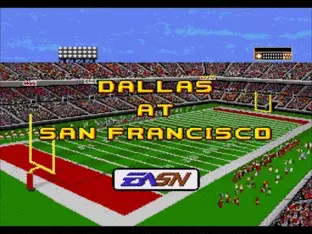 Image n° 7 - screenshots  : John Madden Football 92