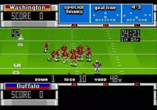 Image n° 10 - screenshots : John Madden Football 93 Image n° 10 - screenshots : John Madden Football 93