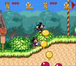 Image n° 1 - screenshots  : Mickey Mouse - Minnie's Magical Adventure 2