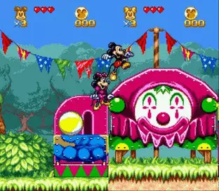 Image n° 2 - screenshots  : Mickey Mouse - Minnie's Magical Adventure 2