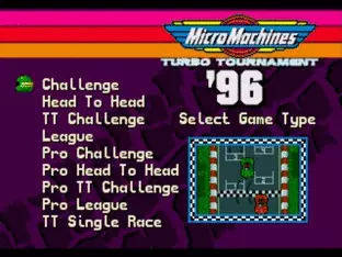 Image n° 1 - screenshots  : Micro Machines 96