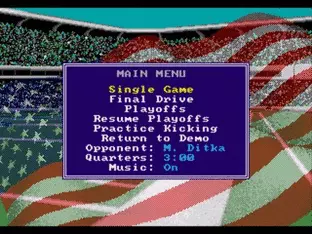Image n° 8 - screenshots  : Mike Ditka Power Football