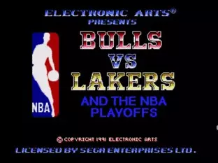 Image n° 1 - screenshots  : NBA Pro Basketball - Bulls vs Lakers
