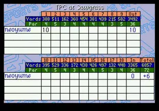 Image n° 4 - screenshots  : PGA Tour Golf II