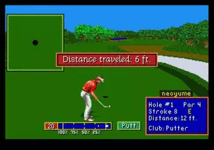 Image n° 5 - screenshots  : PGA Tour Golf II