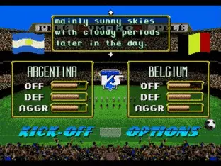 Image n° 3 - screenshots  : Pele's World Tournament Soccer