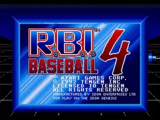 Image n° 9 - screenshots  : R.B.I. Baseball 4