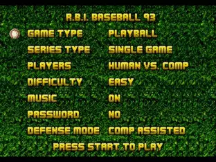 Image n° 6 - screenshots  : R.B.I. Baseball 93