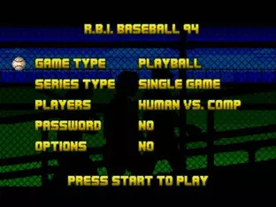 Image n° 6 - screenshots  : R.B.I. Baseball 94