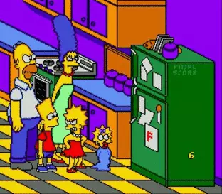 Image n° 7 - screenshots  : Simpsons, The - Bart's Nightmare