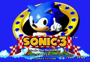 Image n° 9 - screenshots  : Sonic the Hedgehog 3