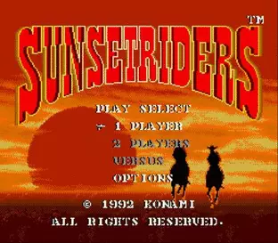 Image n° 9 - screenshots  : Sunset Riders