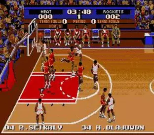 Image n° 9 - screenshots  : Tecmo Super NBA Basketball