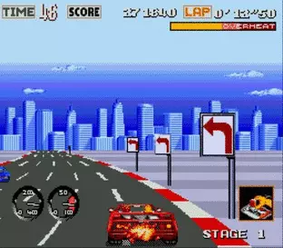 Image n° 5 - screenshots  : Turbo Outrun