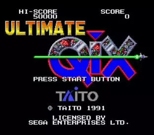 Image n° 3 - screenshots  : Ultimate Qix