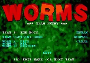 Image n° 4 - screenshots  : Worms