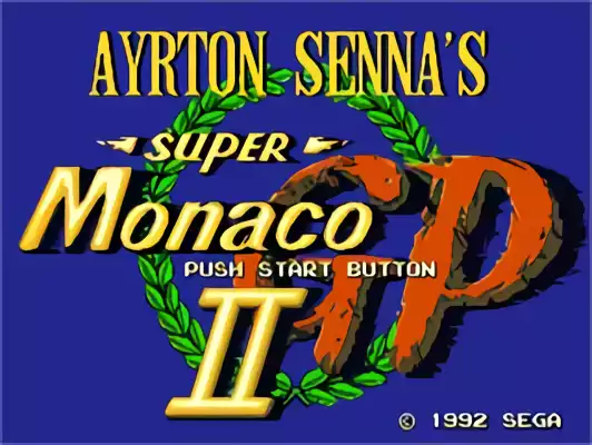 Image n° 10 - titles : Ayrton Senna's Super Monaco GP II