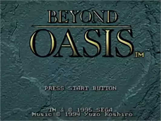 Image n° 10 - titles : Beyond Oasis
