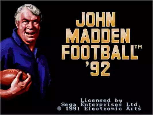 Image n° 12 - titles : John Madden Football 92
