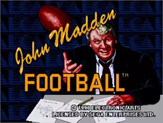 Image n° 4 - titles : John Madden Football 93 - Championship Edition Image n° 4 - titles : John Madden Football 93 - Championship Edition