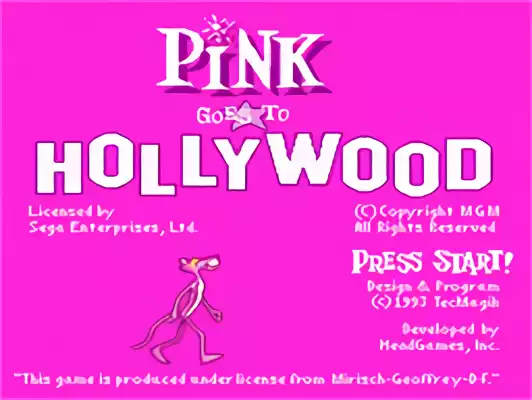 Image n° 10 - titles : Pink Goes to Hollywood