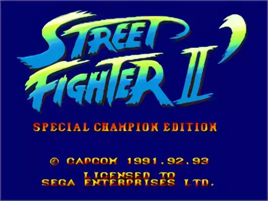 Image n° 9 - titles : Street Fighter II - Special Champion Edition