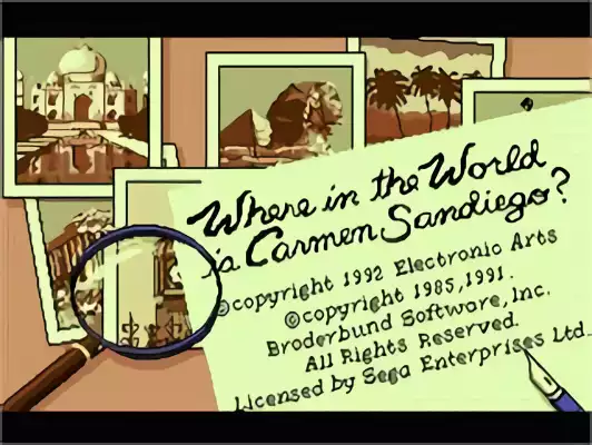 Image n° 10 - titles : Where in the World is Carmen Sandiego