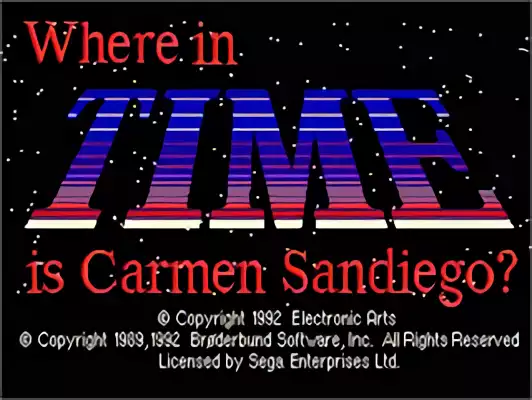 Image n° 10 - titles : Where in Time is Carmen Sandiego