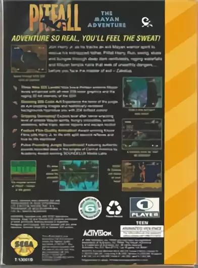 Image n° 2 - boxback : Pitfall - The Mayan Adventure