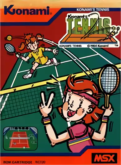 Image n° 1 - box : Konami's Tennis